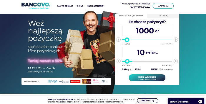 Bancovo - Pożyczka do 200 000 zł