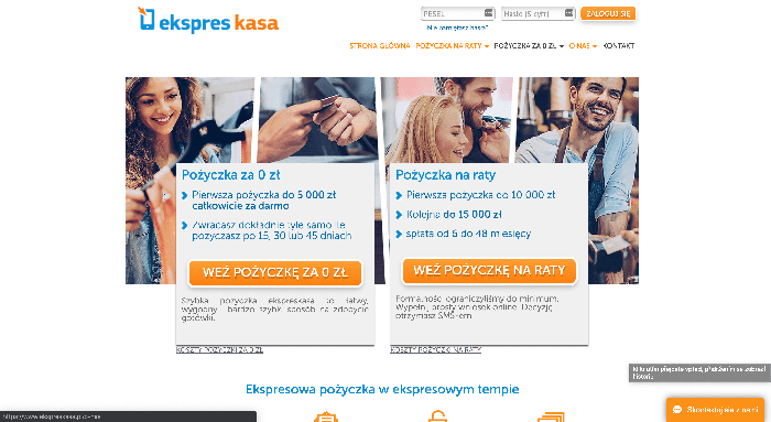 Ekspres Kasa - Pożyczka na raty doświadczenia i dyskusja