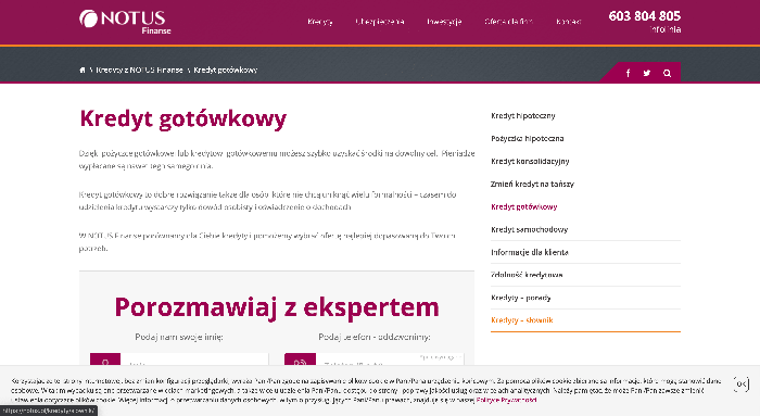 Notus - pożyczki do 2 000 000 zł.