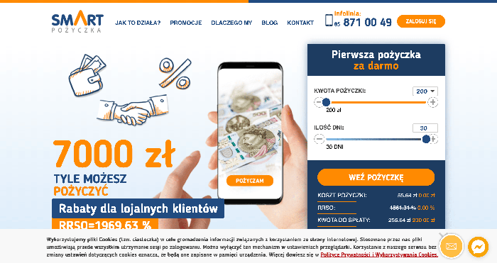 Smart Pożyczka - pożyczka do 10 000 zł.