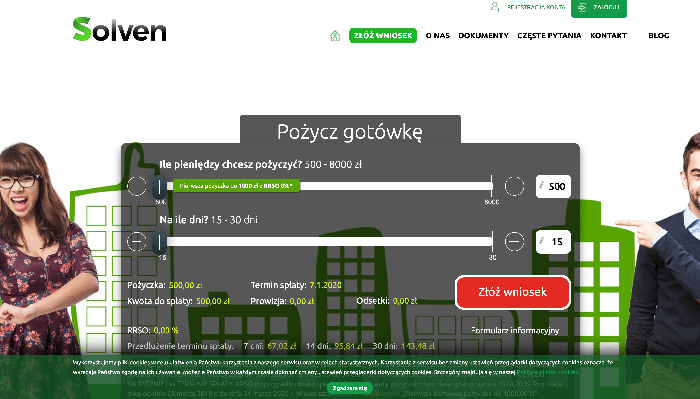 Solven - pożyczki do 8 000 zł.