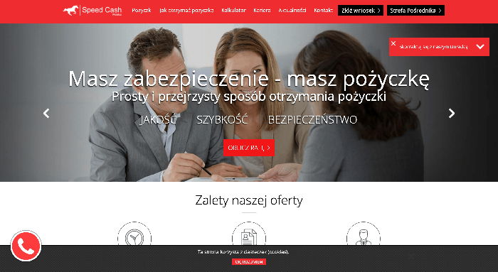 Speedcash - Pożyczki do 5 000 000 zł.