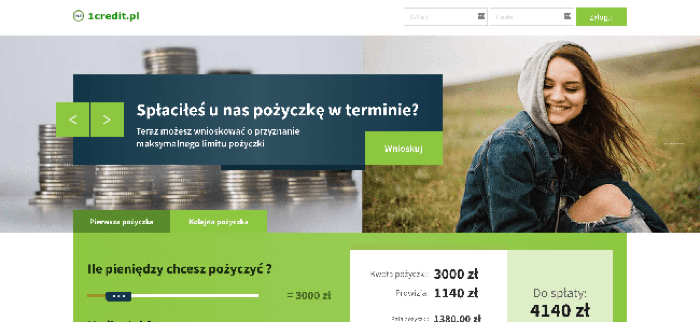 Zrzut ekranu 1credit