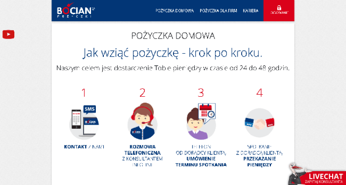 🥇 Bocian pożyczki ➢ wygodne pożyczki z obsługą domową 🏠