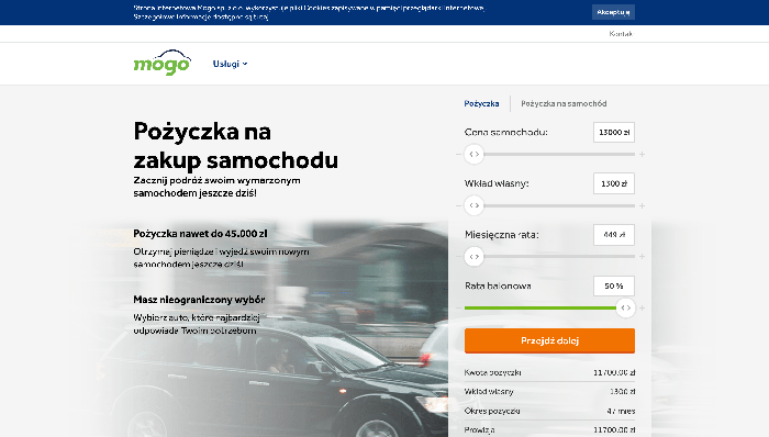 Mogo - Pożyczki do 35 000 zł.