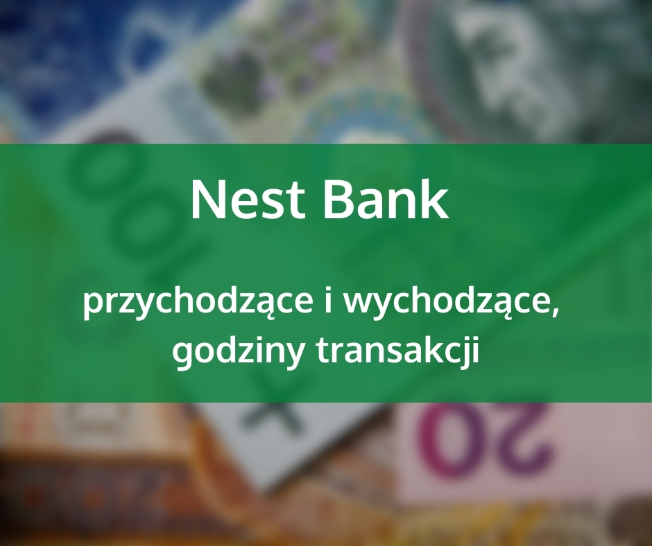 Nest Bank – Sesje przychodzące i wychodzące + godziny transakcji