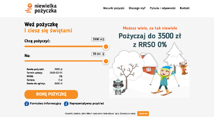 Niewielkapożyczka - Pożyczki do 3 500 zł