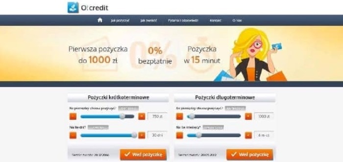 O'Credit - Pożyczki do 10 000 zł.