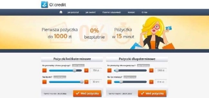 O'Credit doświadczenia i dyskusja