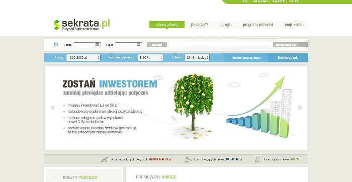 Sekrata - pożyczki do 50 000 zł.
