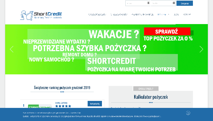 Shortcredit - pożyczka do 5 000 zł.