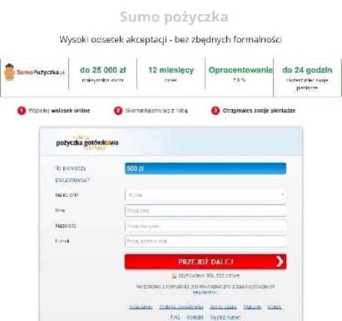 Sumo pożyczka doświadczenia i dyskusja