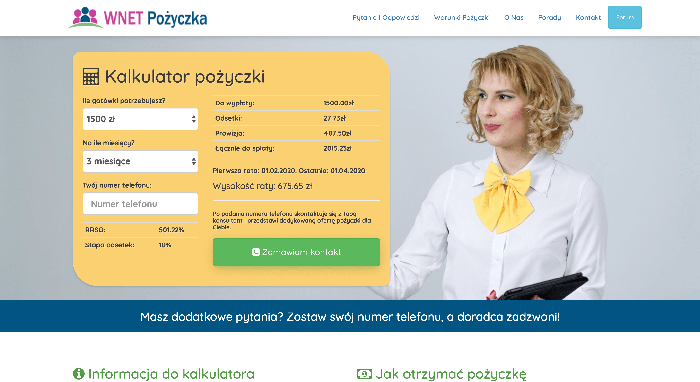 Wnet-Pożyczka - Pożyczka do 5 000 zł