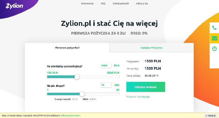 Zylion - Pożyczka do 3 500 zł