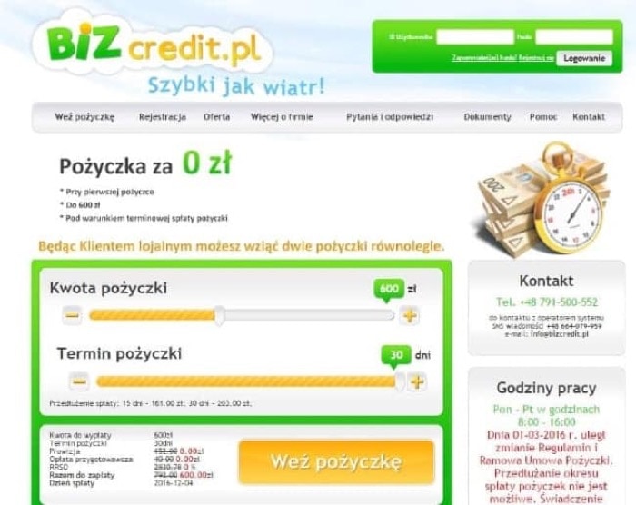 BizCredit doświadczenia i dyskusja