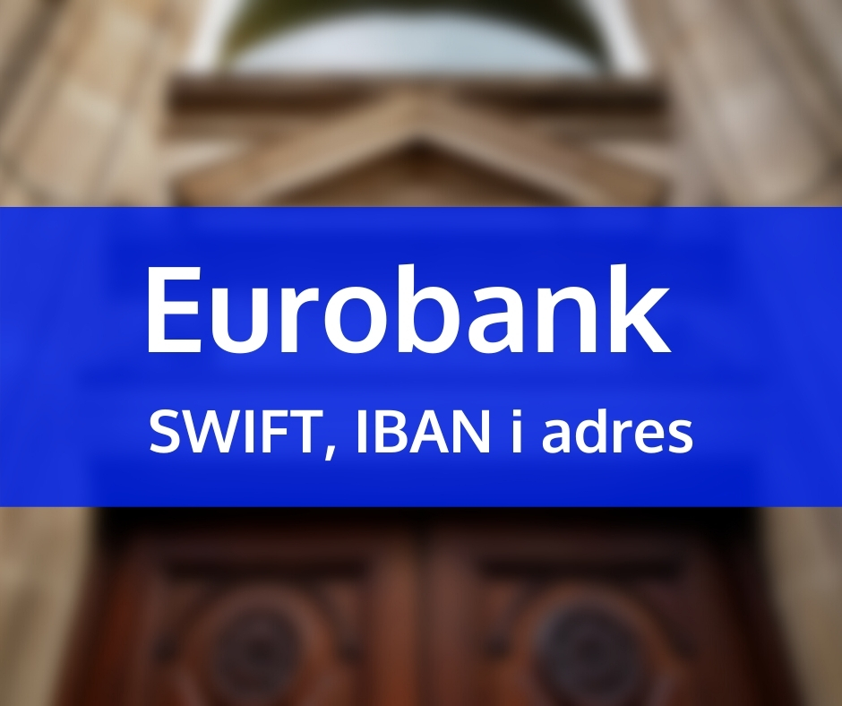 Eurobank (Millennium Bank) – kod SWIFT, IBAN i adres