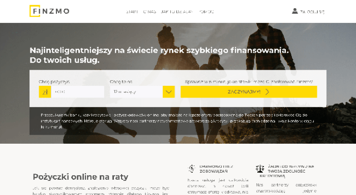 Finzmo – strona wniosku