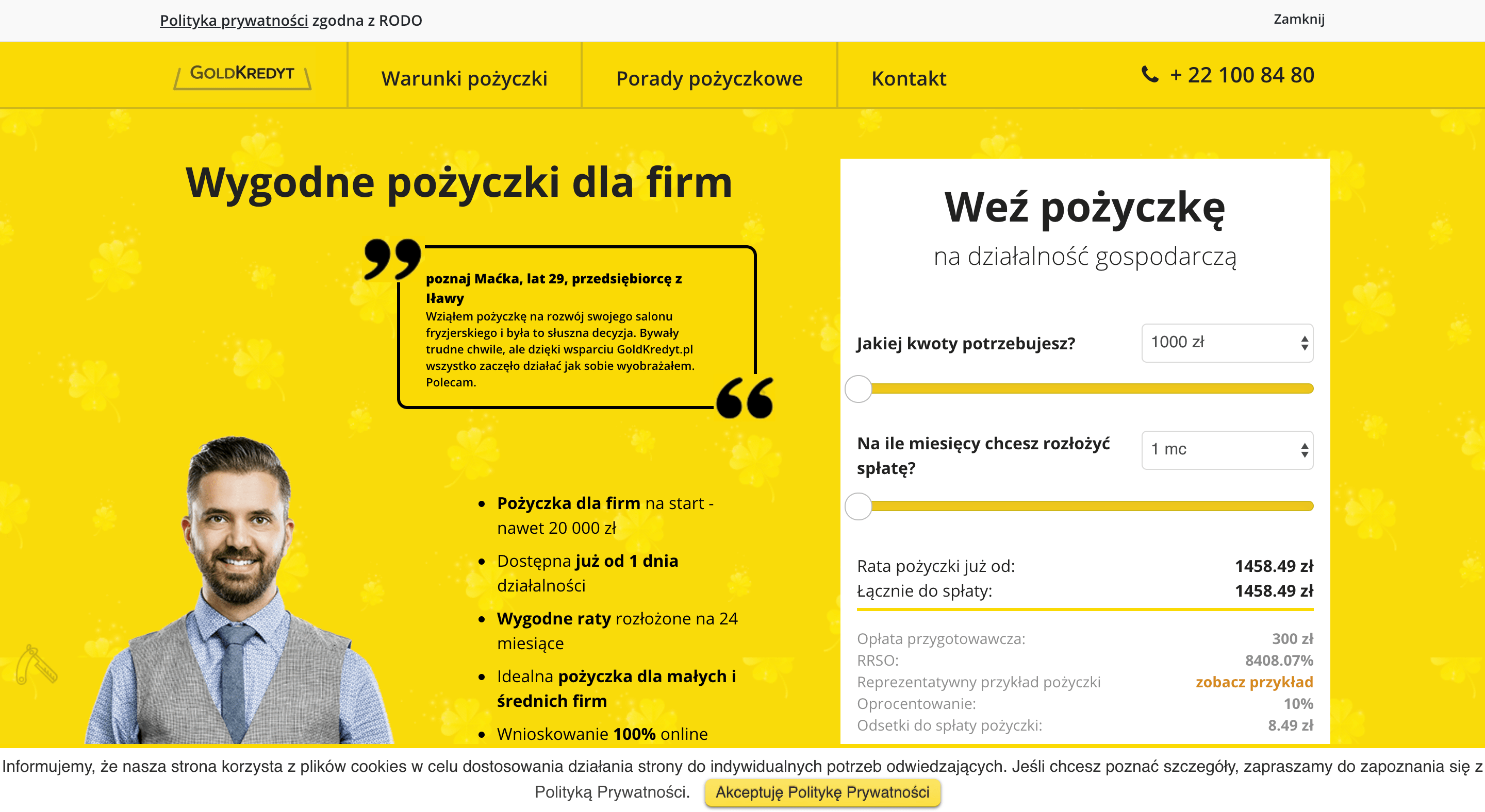 HelpMoney - Pożyczka dla firm do 20 000 zł