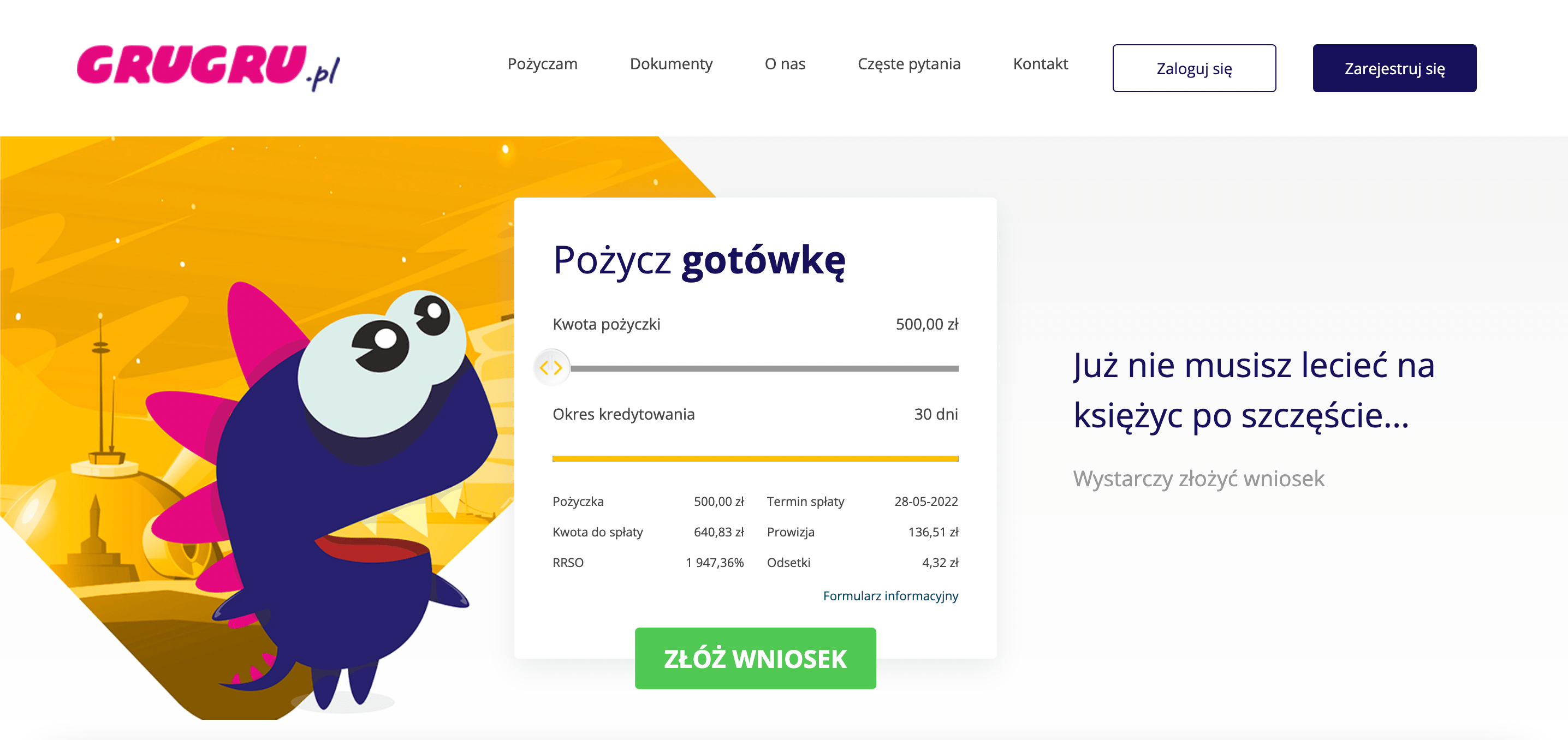 Grugru - Pożyczki do 5 000 zł.