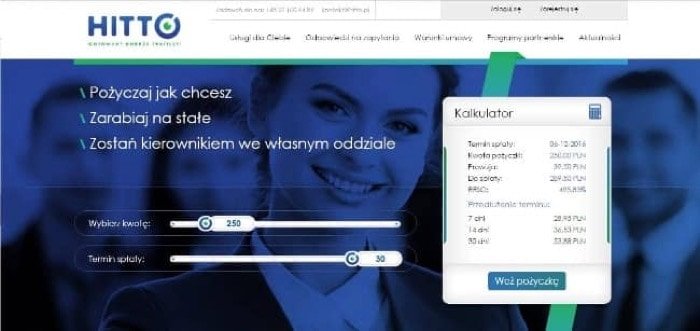 Zrzut ekranu Hitto