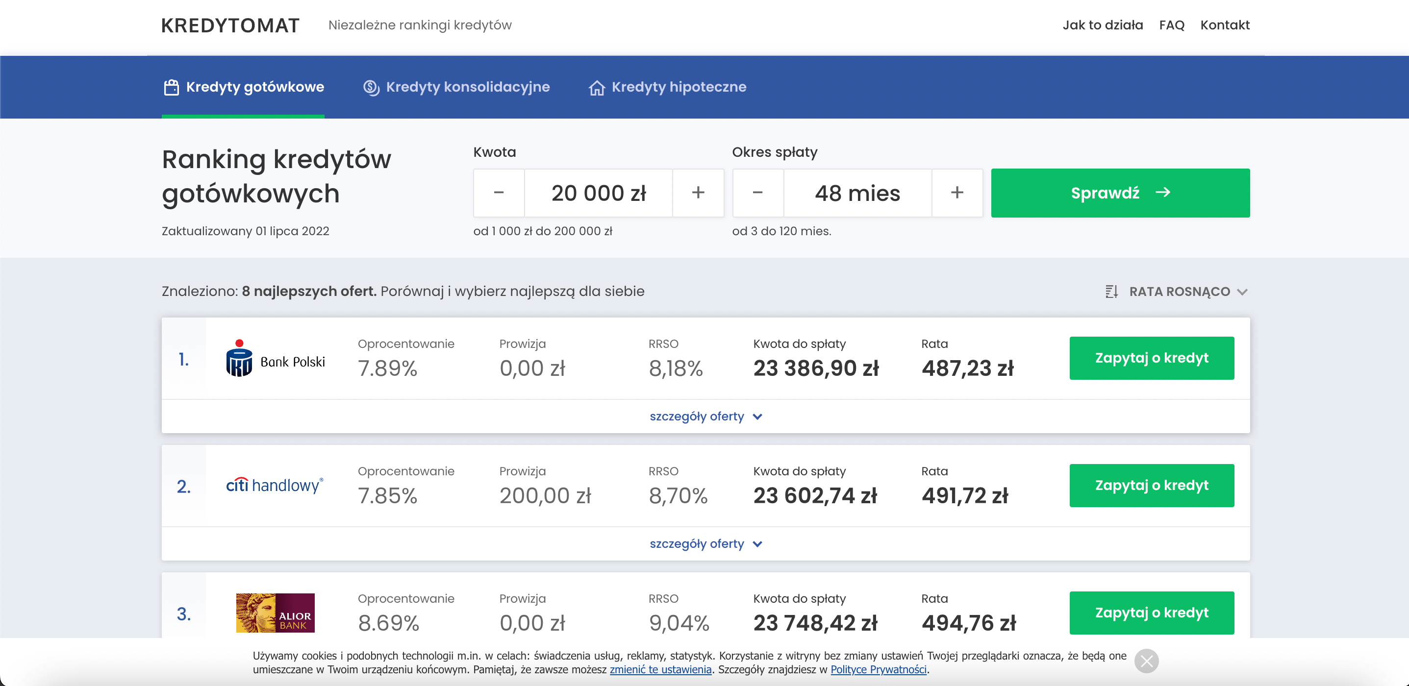 Kredytomat - Pożyczki online do 200 000 zł