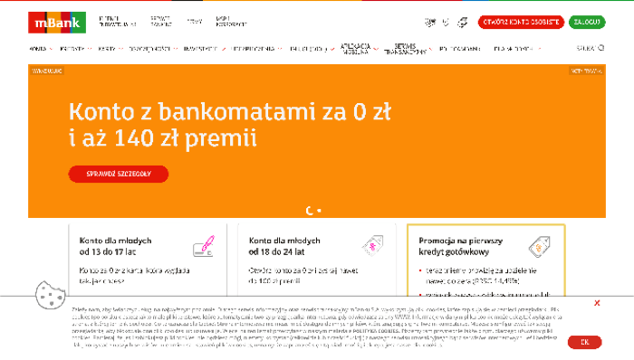 mBank CompanyNet karty