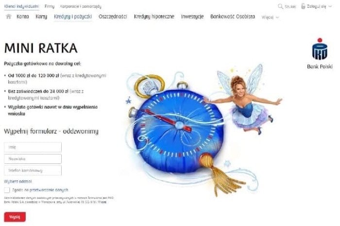 Mini Ratka – strona wniosku