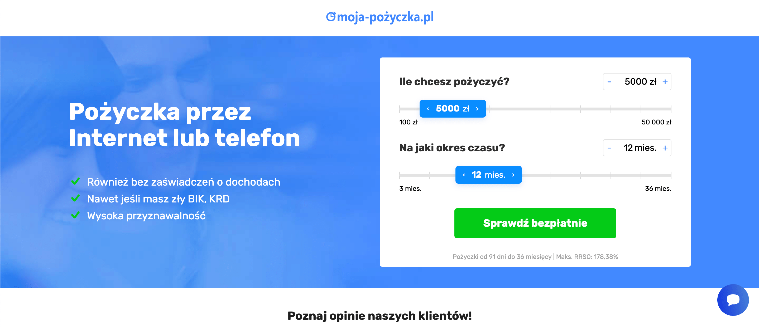 Moja-Pozyczka doświadczenia i dyskusja