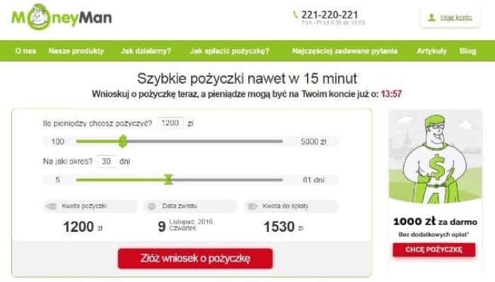 MoneyMan doświadczenia i dyskusja