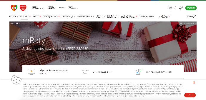mRaty – strona wniosku
