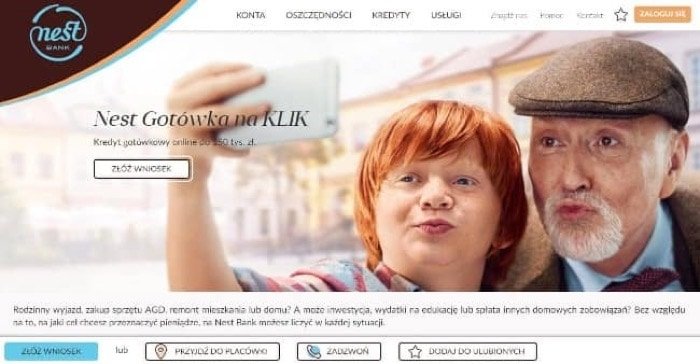 Nest Bank – strona wniosku