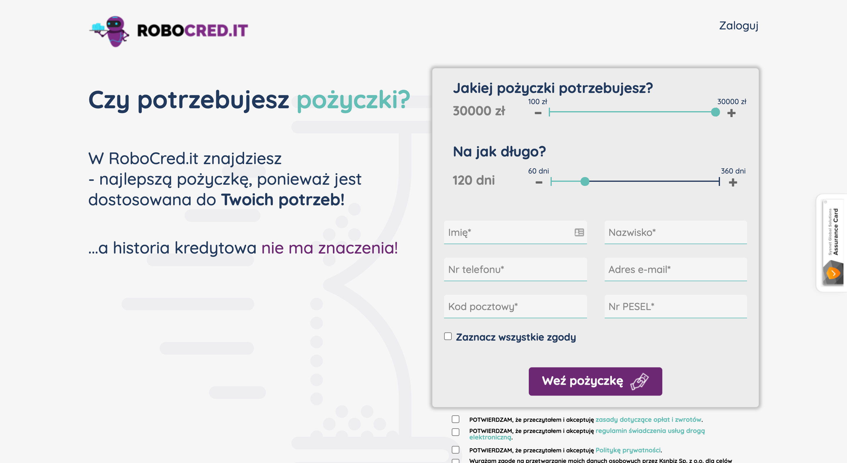 RoboCred.it doświadczenia i dyskusja