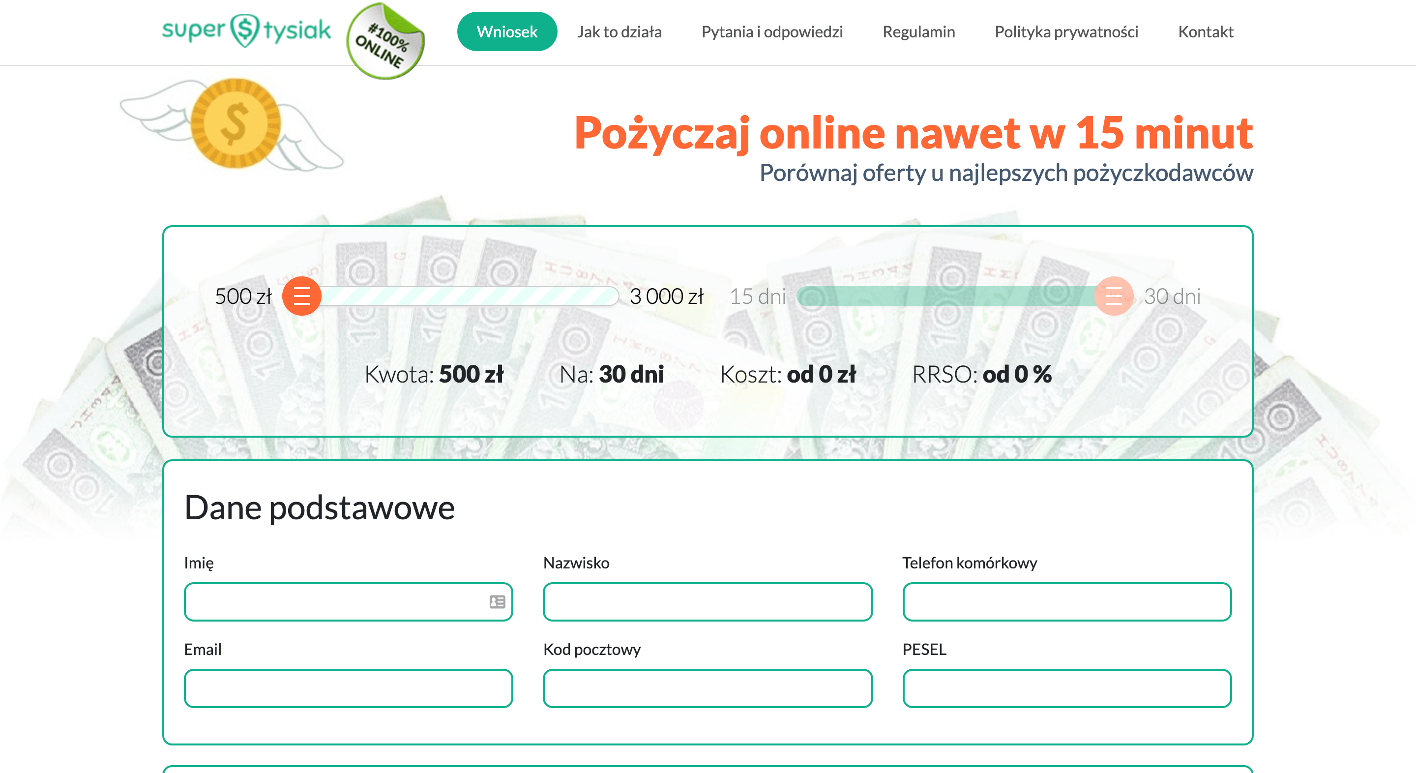 Super Tysiak - Pożyczki do 3 000 zł.