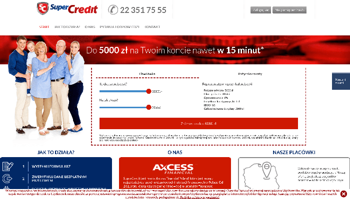 Zrzut ekranu SuperCredit