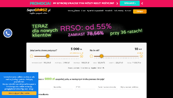 Zrzut ekranu Supergrosz