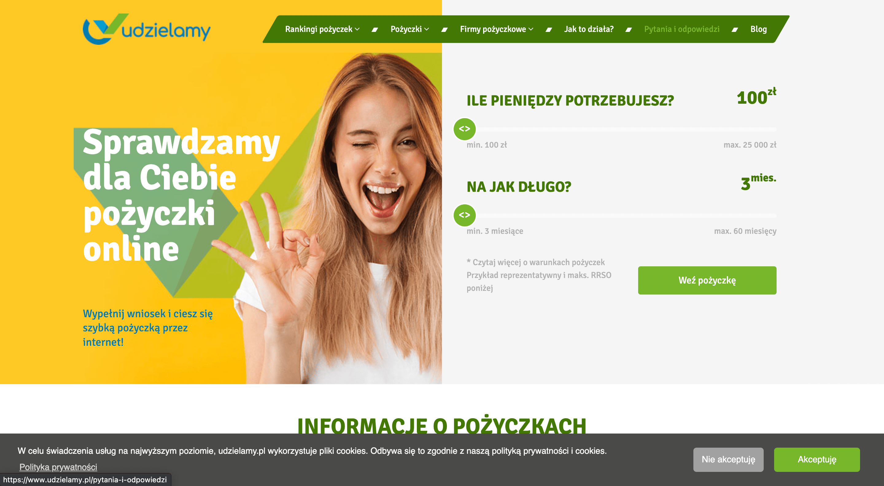 Udzielamy - Pożyczki do 25 000 zł.