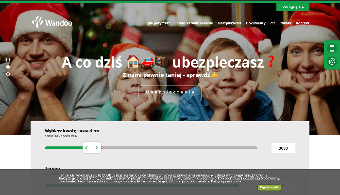 Wandoo – strona wniosku
